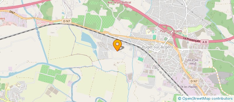 localisation de l'entreprise MADAME CELINE LHOMEL  ROQUEBRUNE-SUR-ARGENS