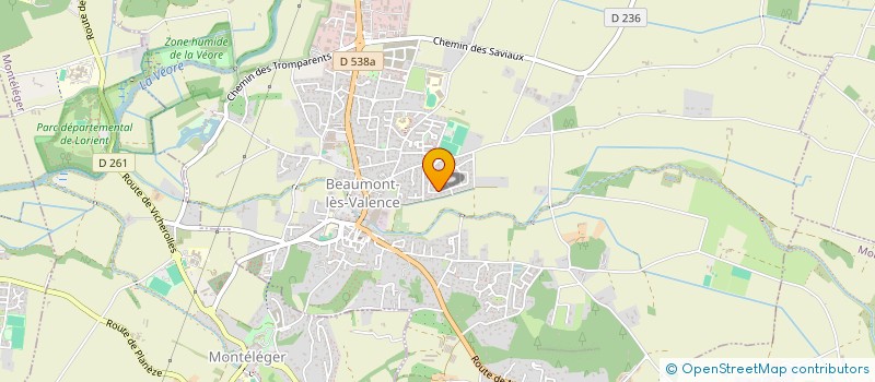 localisation de l'entreprise MADAME CELINE LHOMMET  MONTMEYRAN