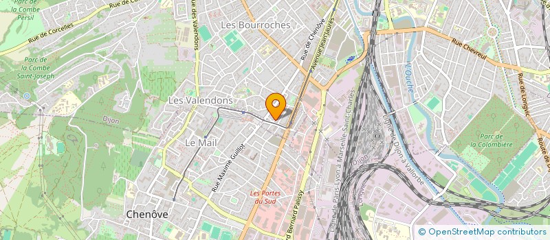 localisation de l'entreprise MADAME CELINE LHUISSIER à DIJON