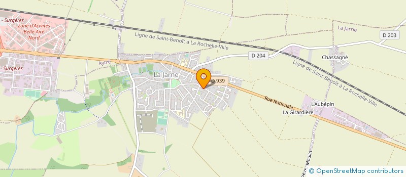 localisation de l'entreprise MADAME CELINE LIAIGRE  LA JARNE