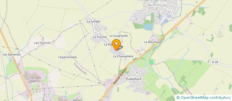 localisation de l'entreprise MADAME CELINE LIAIGRE  SAINT-GERMAIN-DE-PRINCAY