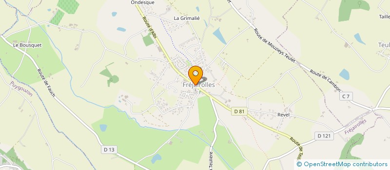 localisation de l'entreprise MADAME CELINE LITTRE  FREJAIROLLES