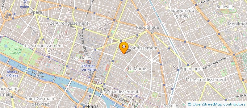 localisation de l'entreprise MADAME CELINE LIU à PARIS