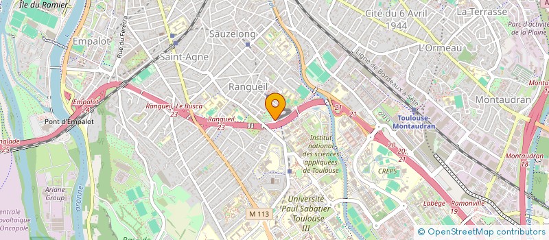 localisation de l'entreprise MADAME CELINE LIU à TOULOUSE