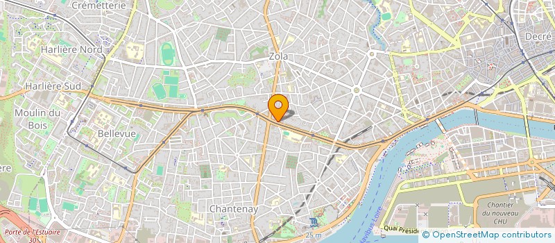 localisation de l'entreprise MADAME CELINE LIXON à NANTES