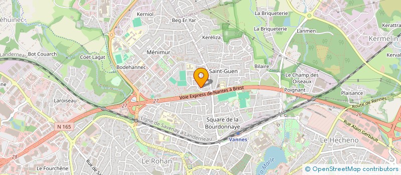 localisation de l'entreprise MADAME CELINE LLENSE à VANNES