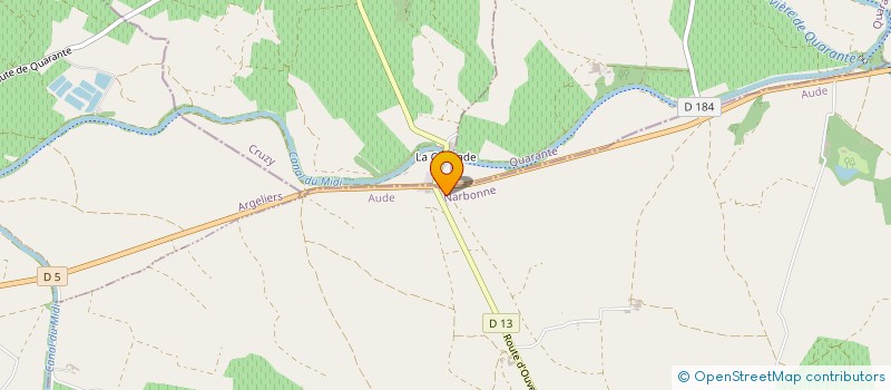 localisation de l'entreprise MADAME CELINE LOCATELLI  OUVEILLAN