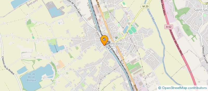 localisation de l'entreprise MADAME CELINE LOCHON  SAINT-JORY