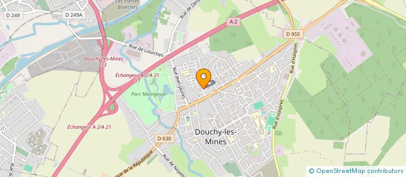 localisation de l'entreprise MADAME CELINE LOCQUET à DOUCHY-LES-MINES
