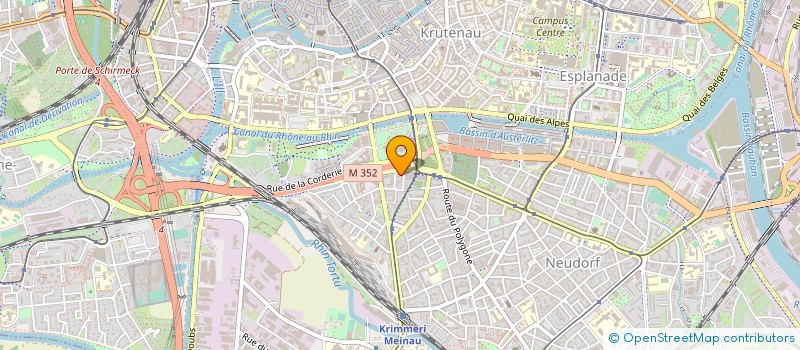 localisation de l'entreprise MADAME CELINE LOEFFLER à STRASBOURG