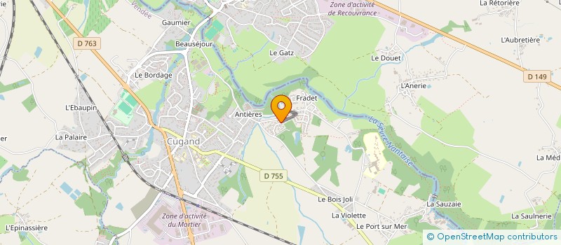 localisation de l'entreprise MADAME CELINE LOENS  CUGAND