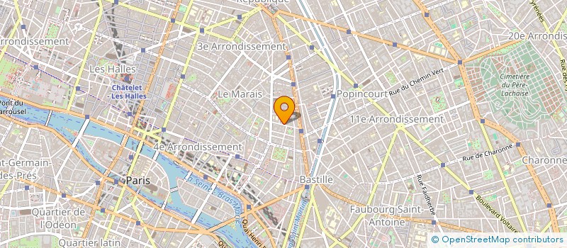 localisation de l'entreprise MADAME CELINE LOEUILLETTE  PARIS