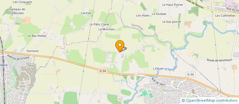 localisation de l'entreprise MADAME CELINE LOICHET  NOUVOITOU