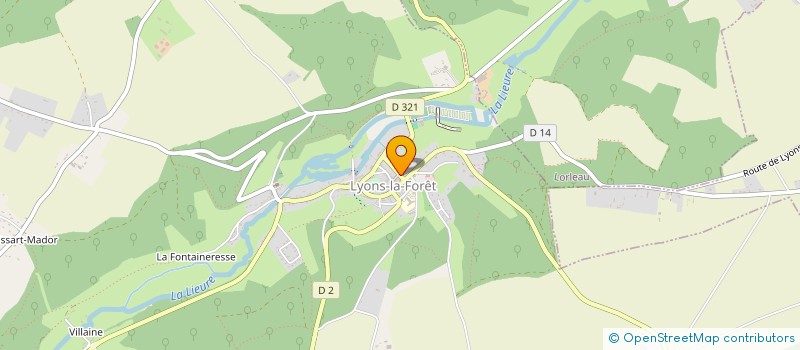 localisation de l'entreprise MADAME CELINE LOISEAU  LYONS-LA-FORET