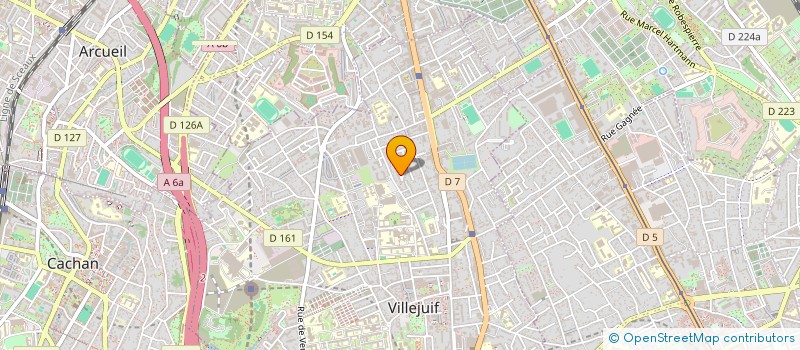 localisation de l'entreprise MADAME CELINE LOOZEN à VILLEJUIF