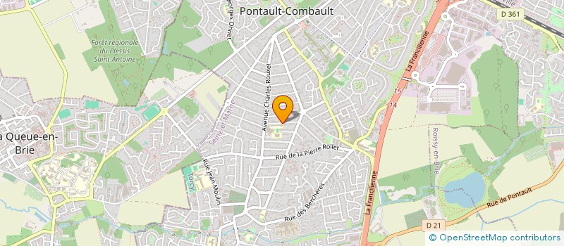 localisation de l'entreprise MADAME CELINE LOPES à PONTAULT-COMBAULT