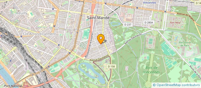 localisation de l'entreprise MADAME CELINE LOPES à SAINT-MANDE