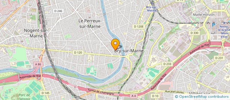 localisation de l'entreprise MADAME CELINE LOPEZ à LE PERREUX-SUR-MARNE
