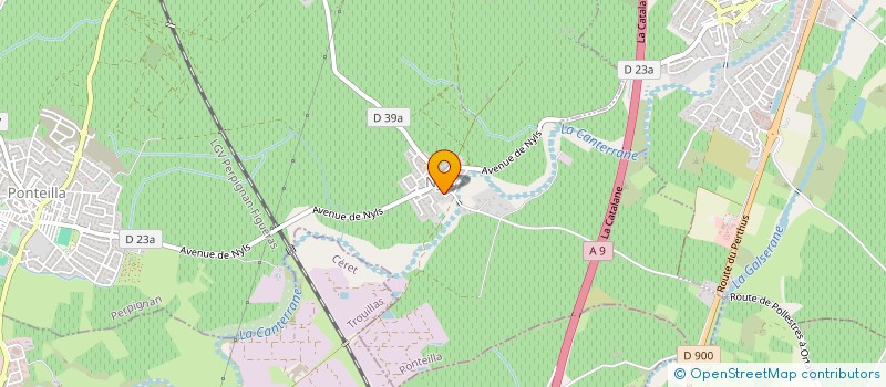 localisation de l'entreprise MADAME CELINE LOPEZ  PONTEILLA