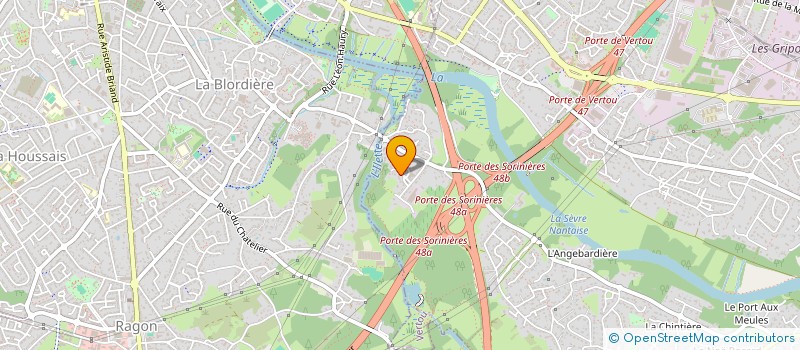 localisation de l'entreprise MADAME CELINE LOREAU  VERTOU