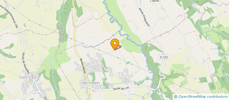 localisation de l'entreprise MADAME CELINE LORET  BERNADETS