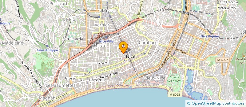 localisation de l'entreprise MADAME CELINE LORILLU à NICE
