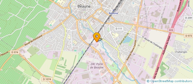 localisation de l'entreprise MADAME CELINE LOUBET à BEAUNE
