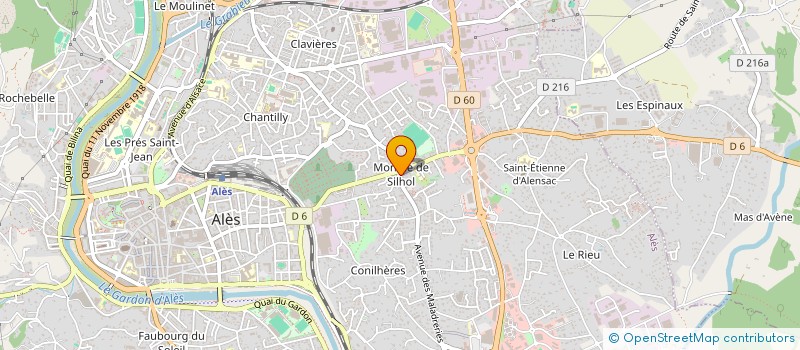 localisation de l'entreprise MADAME CELINE LOUERAT à ALES
