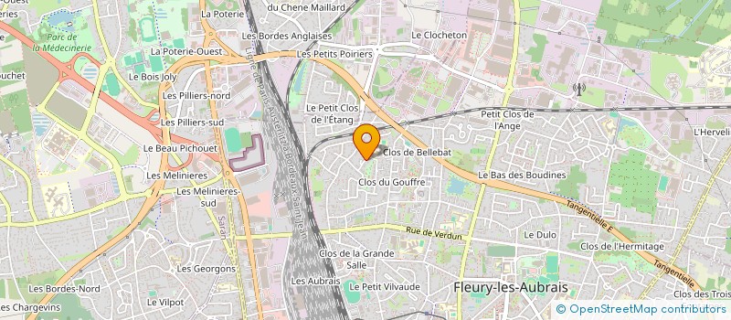 localisation de l'entreprise MADAME CELINE LOUIS à FLEURY-LES-AUBRAIS