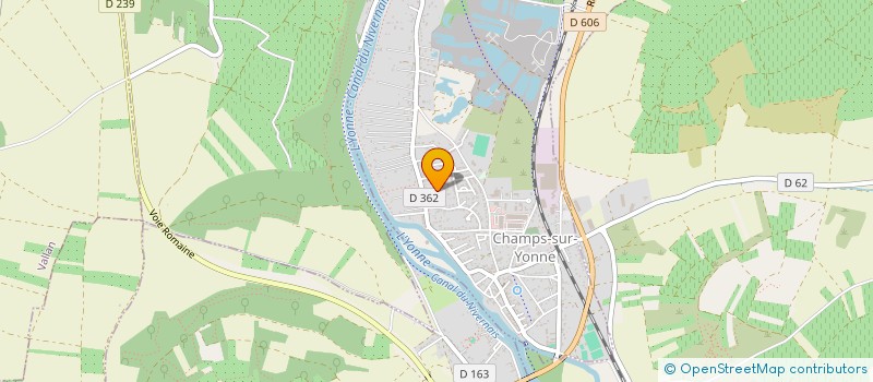 localisation de l'entreprise MADAME CELINE LOUISE HENRIE PACOT  CHAMPS-SUR-YONNE