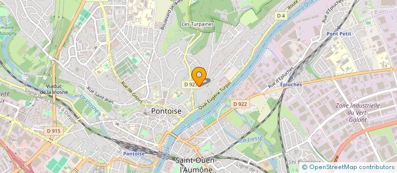localisation de l'entreprise MADAME CELINE LOURENCO à PONTOISE