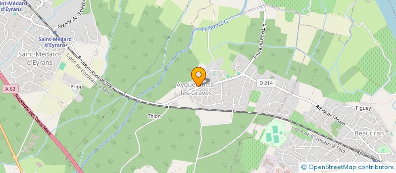 localisation de l'entreprise MADAME CELINE LOUSTALET à AYGUEMORTE-LES-GRAVES
