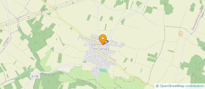 localisation de l'entreprise MADAME CELINE LOUVET à DAMMARTIN-EN-SERVE
