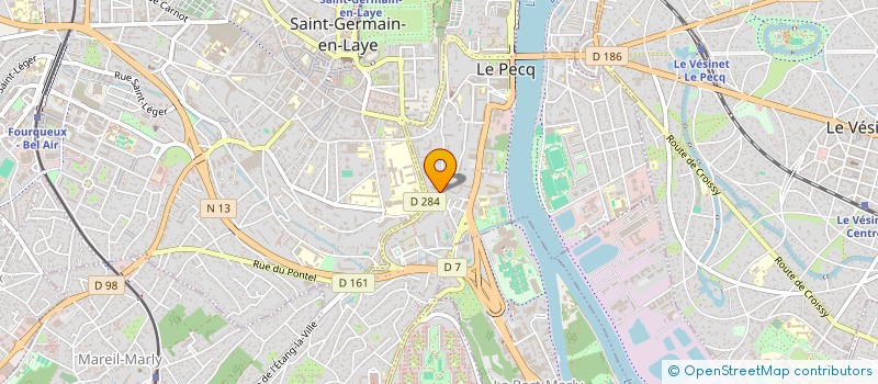 localisation de l'entreprise MADAME CELINE LUCAS  LE PECQ