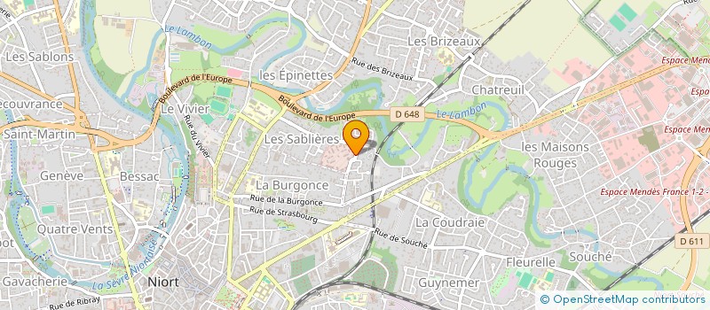 localisation de l'entreprise MADAME CELINE LUCAS à NIORT