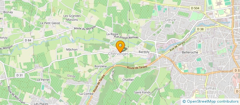 localisation de l'entreprise MADAME CELINE LUCET à GLEIZE