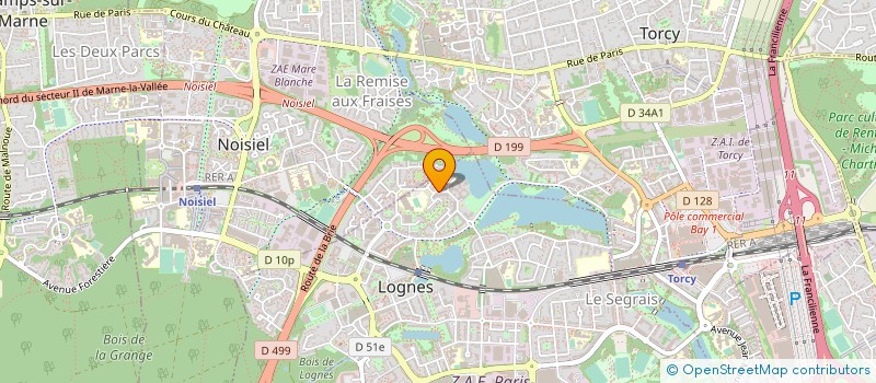 localisation de l'entreprise MADAME CELINE LUNET à LOGNES