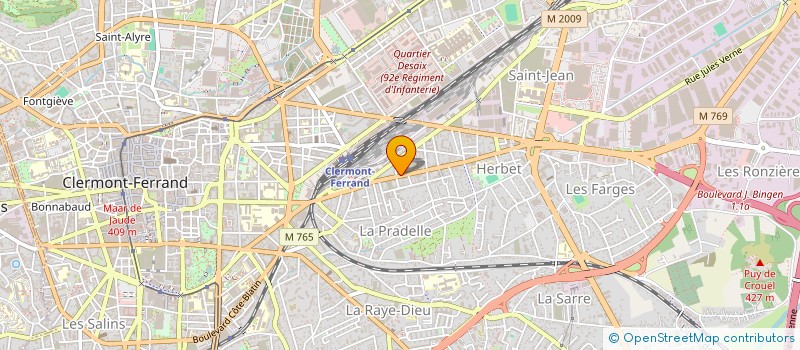 localisation de l'entreprise MADAME CELINE LUQUE  CLERMONT-FERRAND