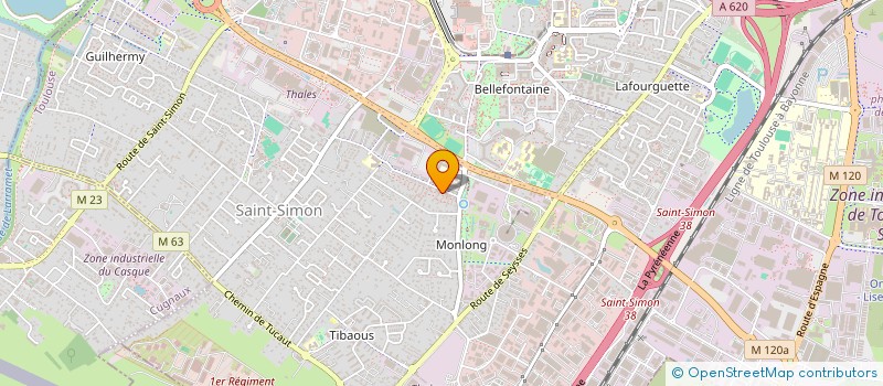 localisation de l'entreprise MADAME CELINE LY  TOULOUSE