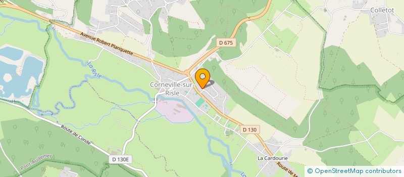 localisation de l'entreprise MADAME CELINE MABIRE  CORNEVILLE-SUR-RISLE