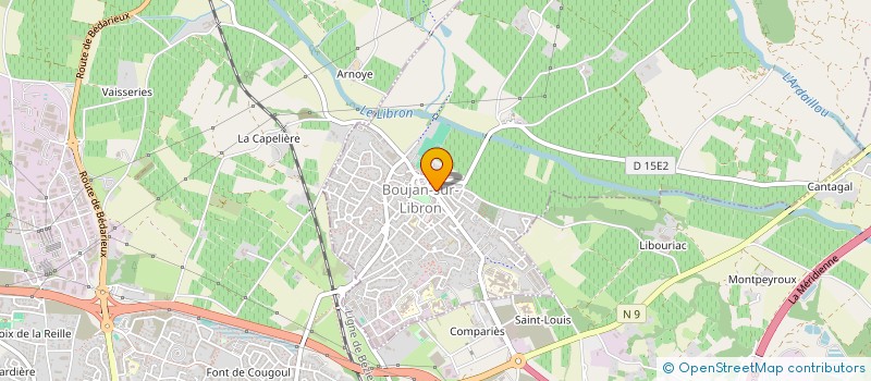 localisation de l'entreprise MADAME CELINE MACIA à BOUJAN-SUR-LIBRON