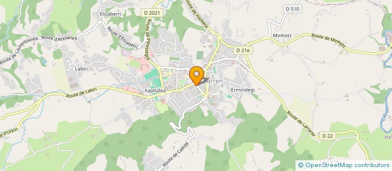 localisation de l'entreprise MADAME CELINE MACIET  HASPARREN