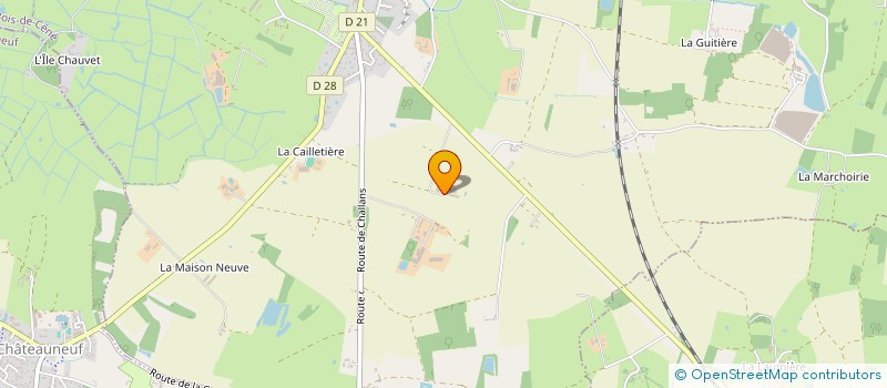 localisation de l'entreprise MADAME CELINE MADELAIN  BOIS-DE-CENE