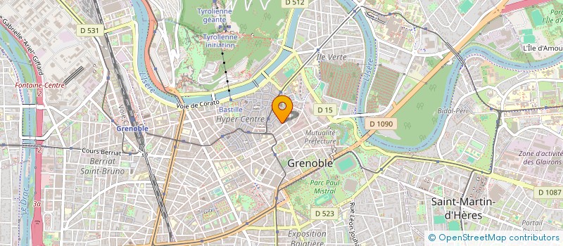 localisation de l'entreprise MADAME CELINE MADELIN  GRENOBLE