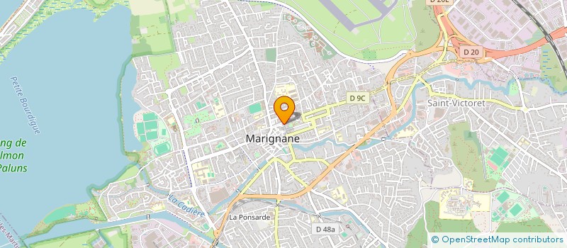 localisation de l'entreprise MADAME CELINE MADESCLAIRE  MARIGNANE