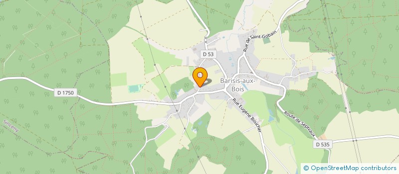 localisation de l'entreprise MADAME CELINE MAHE à BARISIS-AUX-BOIS