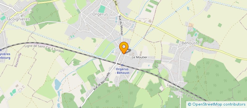 localisation de l'entreprise MADAME CELINE MAHES  ORGERUS