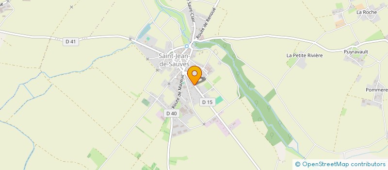 localisation de l'entreprise MADAME CELINE MAHIEUX  SAINT-JEAN-DE-SAUVES