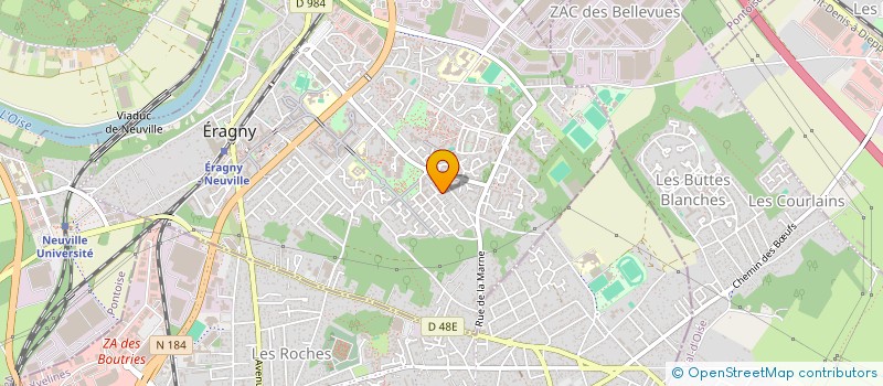 localisation de l'entreprise MADAME CELINE MAHU  ERAGNY