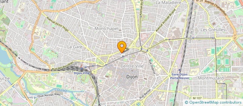 localisation de l'entreprise MADAME CELINE MAJEWSKI  DIJON